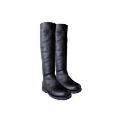 hermes high knee boots|hermes shearling boots.